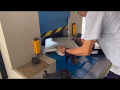 Penutup kotak Stainless Steel Mesin Pembuat Sudut untuk pelanggan Polandia