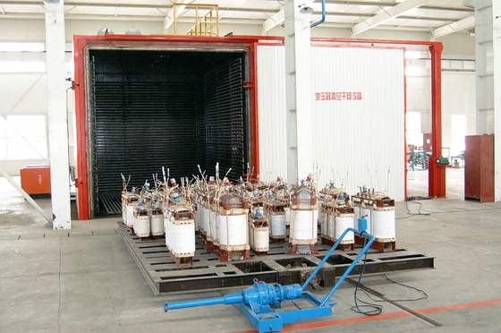 PLC Touch Screen Control Power Transformer Vacuum Drying Tank Dengan Jerman Leybold Vacuum Pump