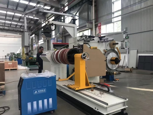 50-1500mm Aluminium Foil Lebar tipe kering Transformer Mesin penggulung Untuk ketebalan foil 0,3-1,6mm