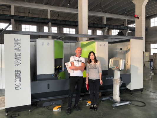 Double / Dua Sudut Simultaneous Forming Mesin